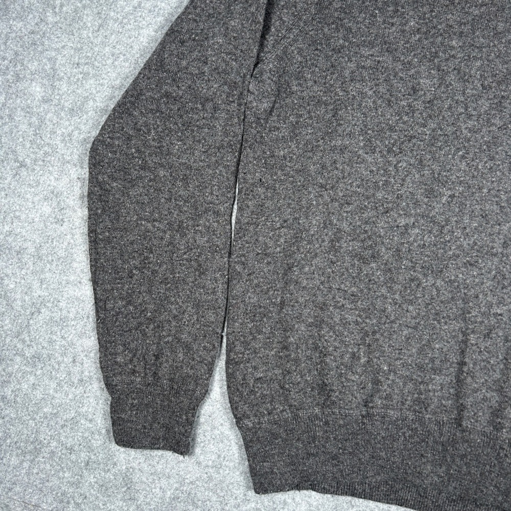 CP Company Sweater Mens Grey Wool Linen Blend Crewneck Knit italy Made - Picture 15 of 16
